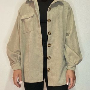 Nasty Gal corduroy beige jacket